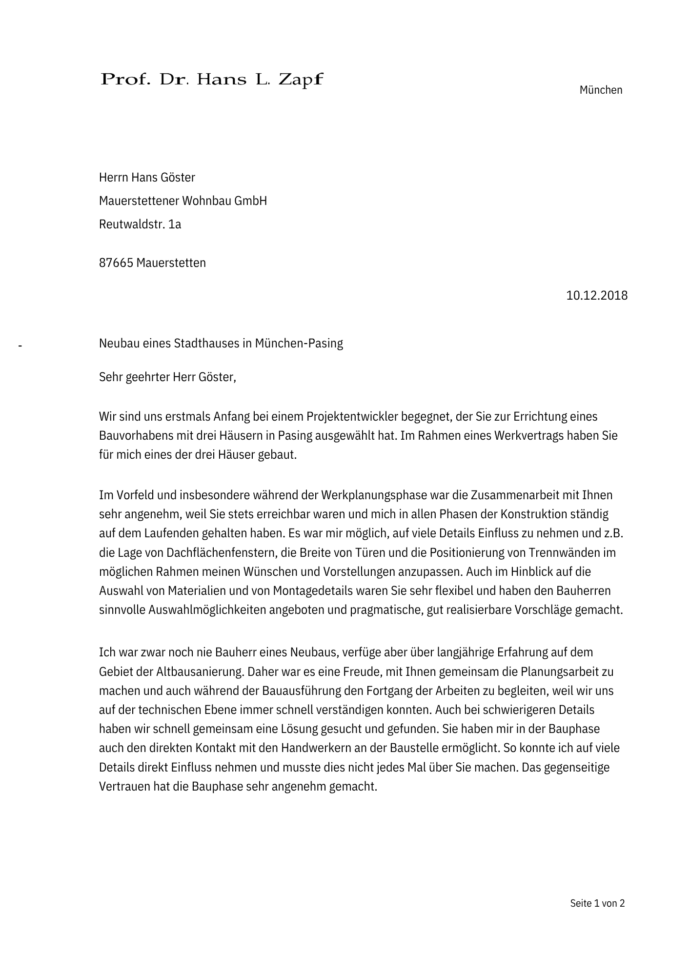 Vorschau Referenz Prof. Dr. Zapf